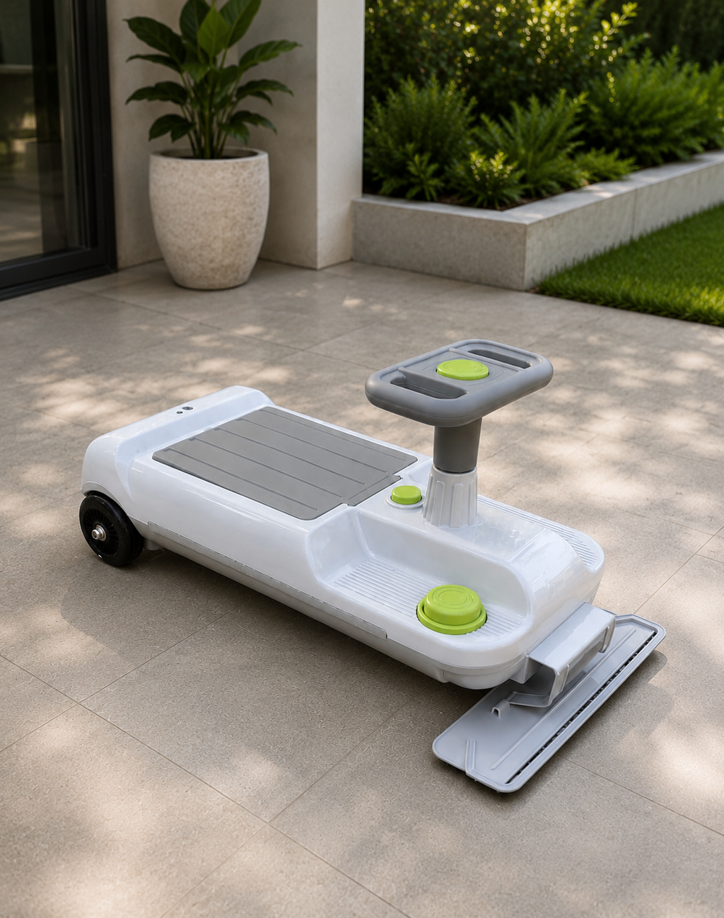 Go kart kids cleaning macchina per pulire bambino
